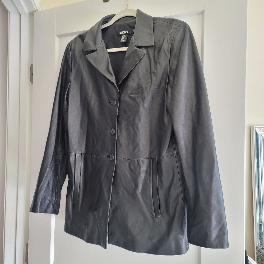 DKNY Vintage Leather Jacket